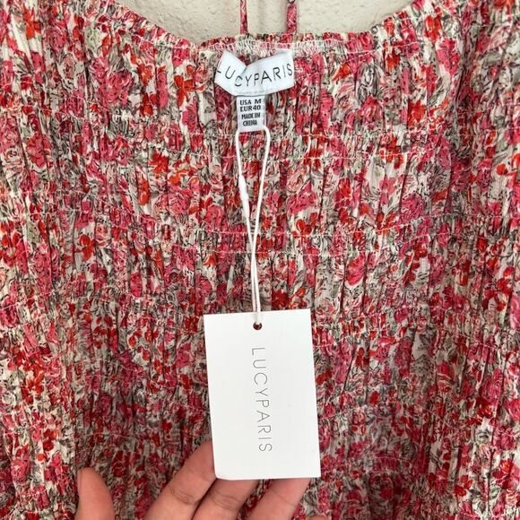 Lucy Paris Alora Floral Top Size Medium NWT - Picture 5 of 6